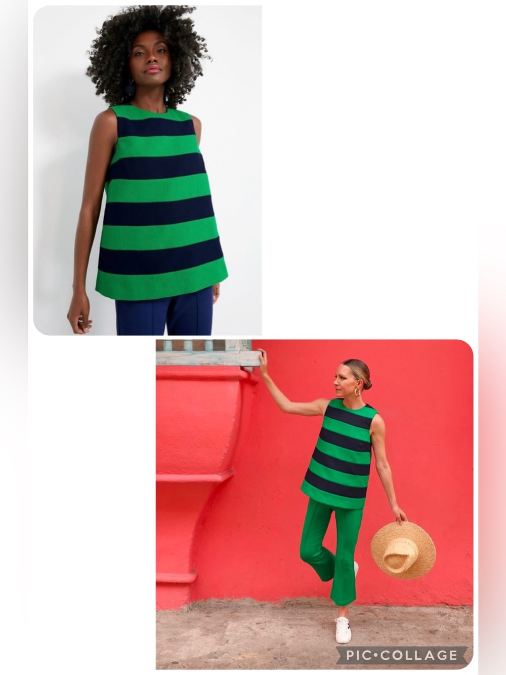 Tuckernuck x Atlantic-Pacific “Emma” Stripe Blouse - Picture 1 of 5